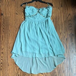 NWT Love Point Mint Green Strapless Dress